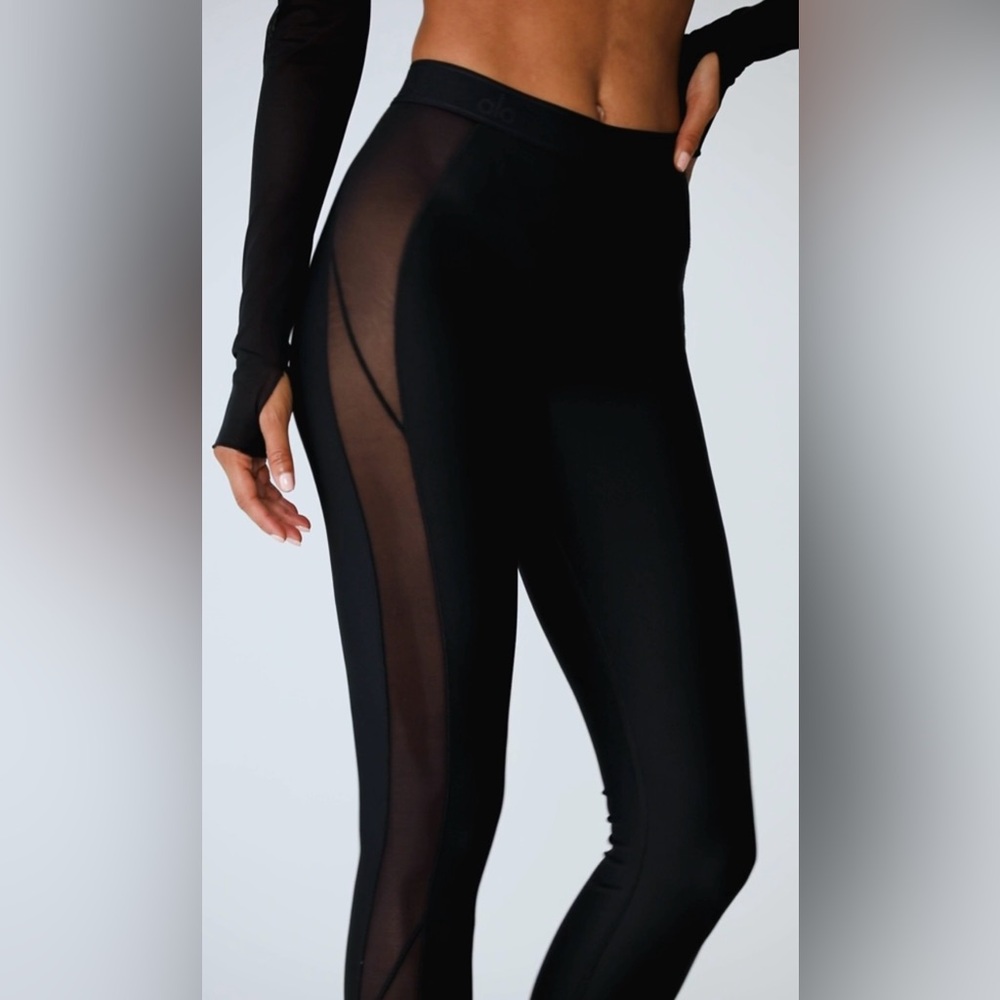 ALO Yoga Airlift High-Waist Ballet Dream Prima Ballerina Legging Black XS NWT